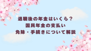 【2026年最新】退職後の年金はいくら?国民年金の支払い・免除・手続きをわかりやすく解説【体験談】